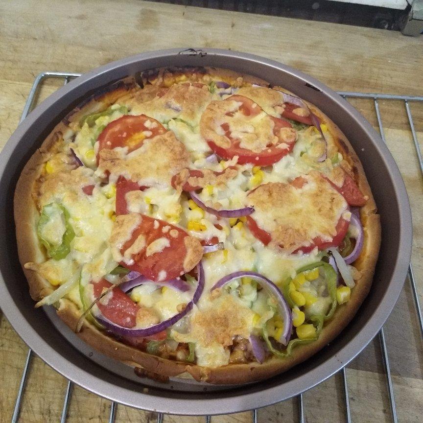 8寸披萨饼皮做法（🉑️厚🉑️薄，🉑️脆🉑️软）4张