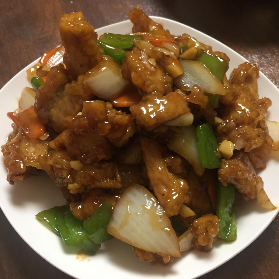 溜肉段烧茄子（东北硬菜呀哈哈）