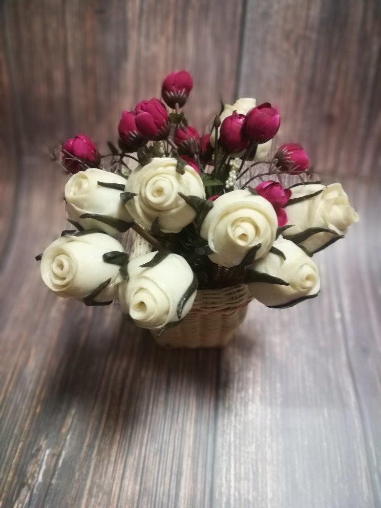 玫瑰花馒头