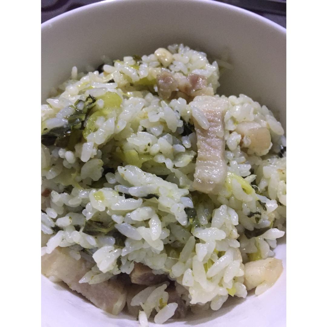 老味道的咸肉菜饭（电压力锅煮）