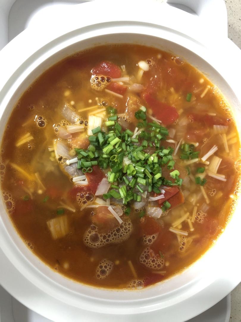 番茄肥牛金针菇