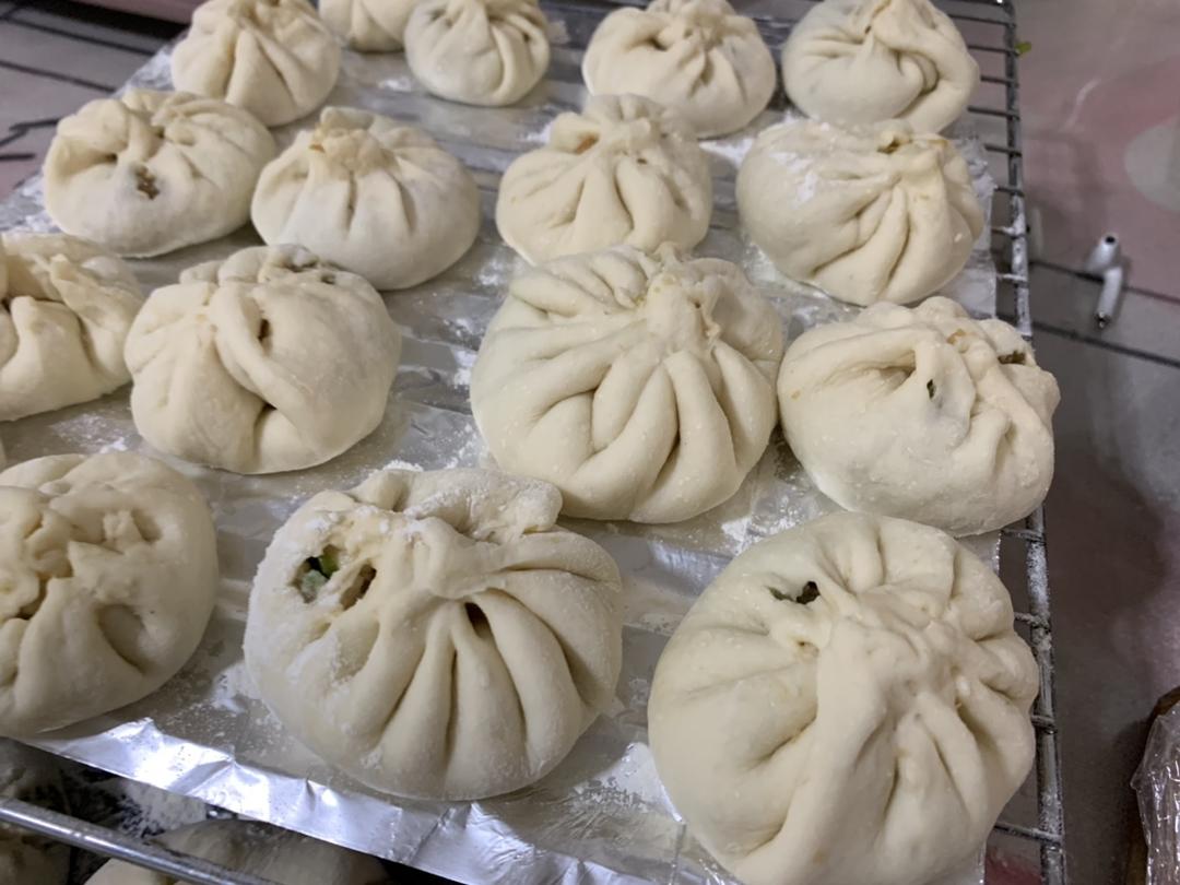 豇豆鲜肉馅的大包子