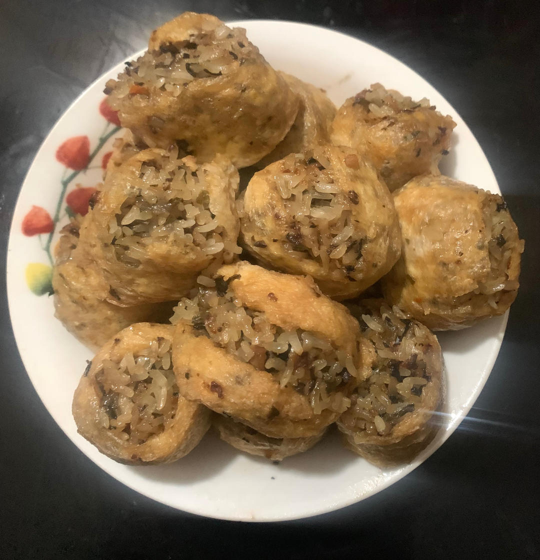 客家糯米豆腐酿
