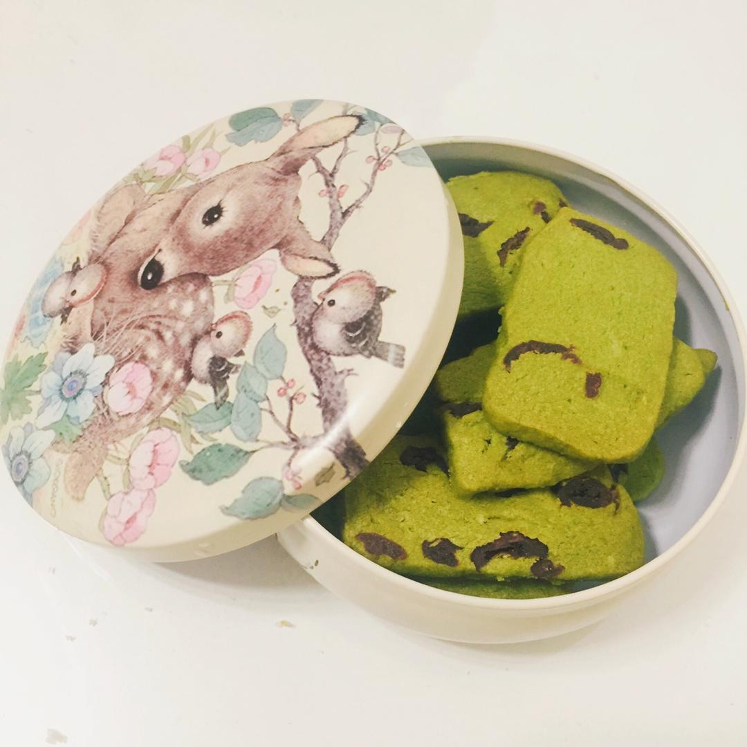 抹茶蔓越莓饼干