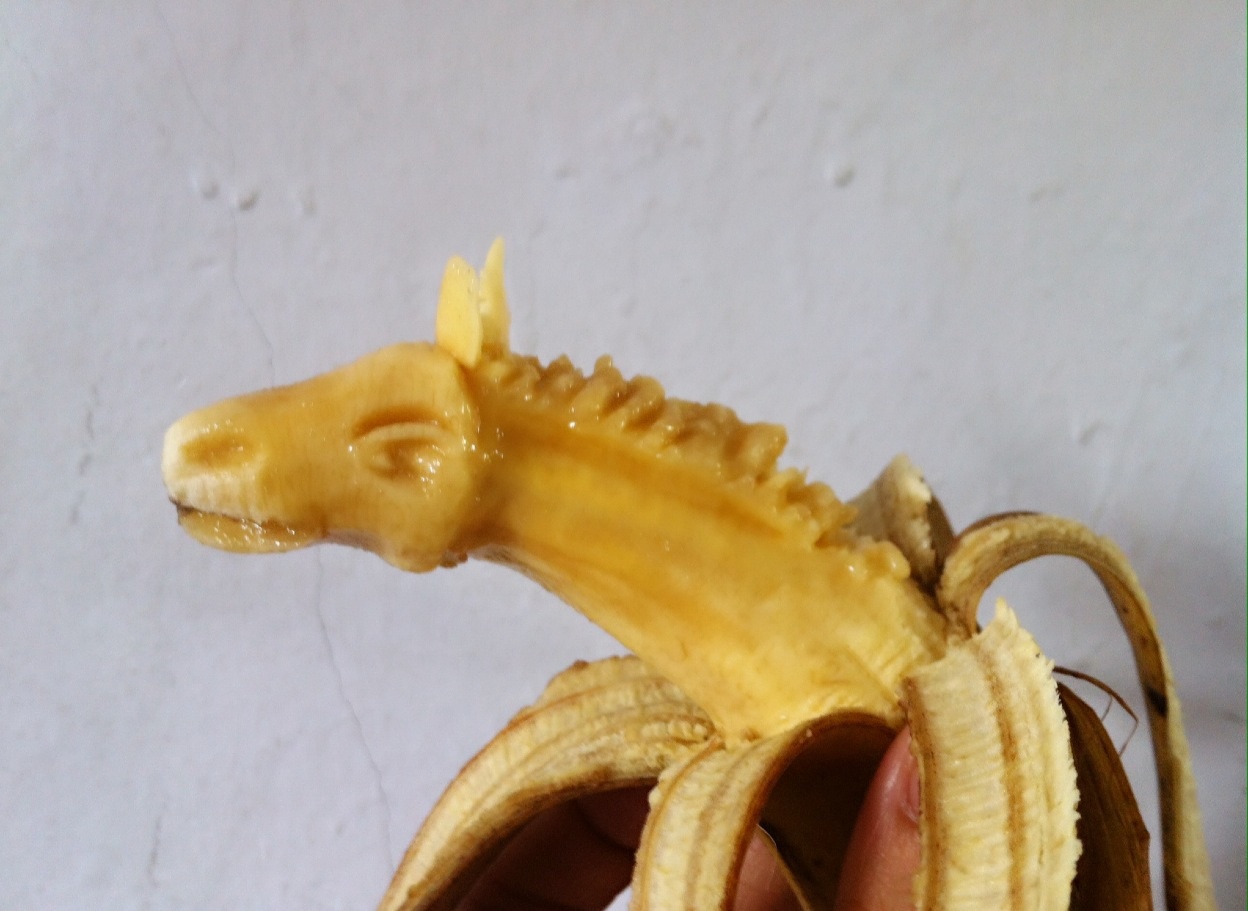 香蕉雕刻