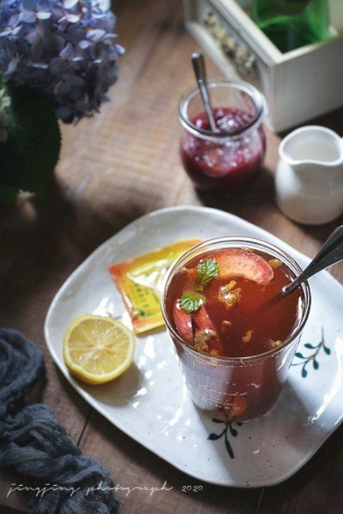 射手座的静静做的蜜桃果茶