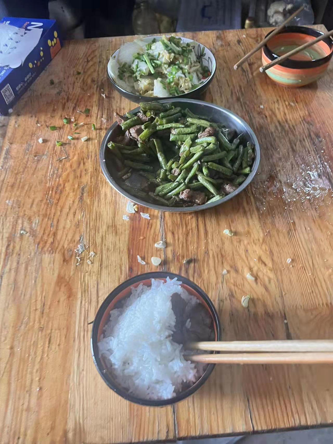 干煸豆角炒肉