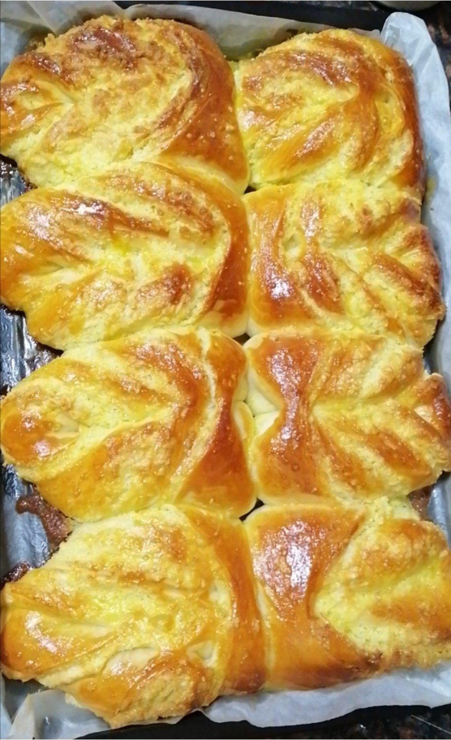 椰蓉叶子面包