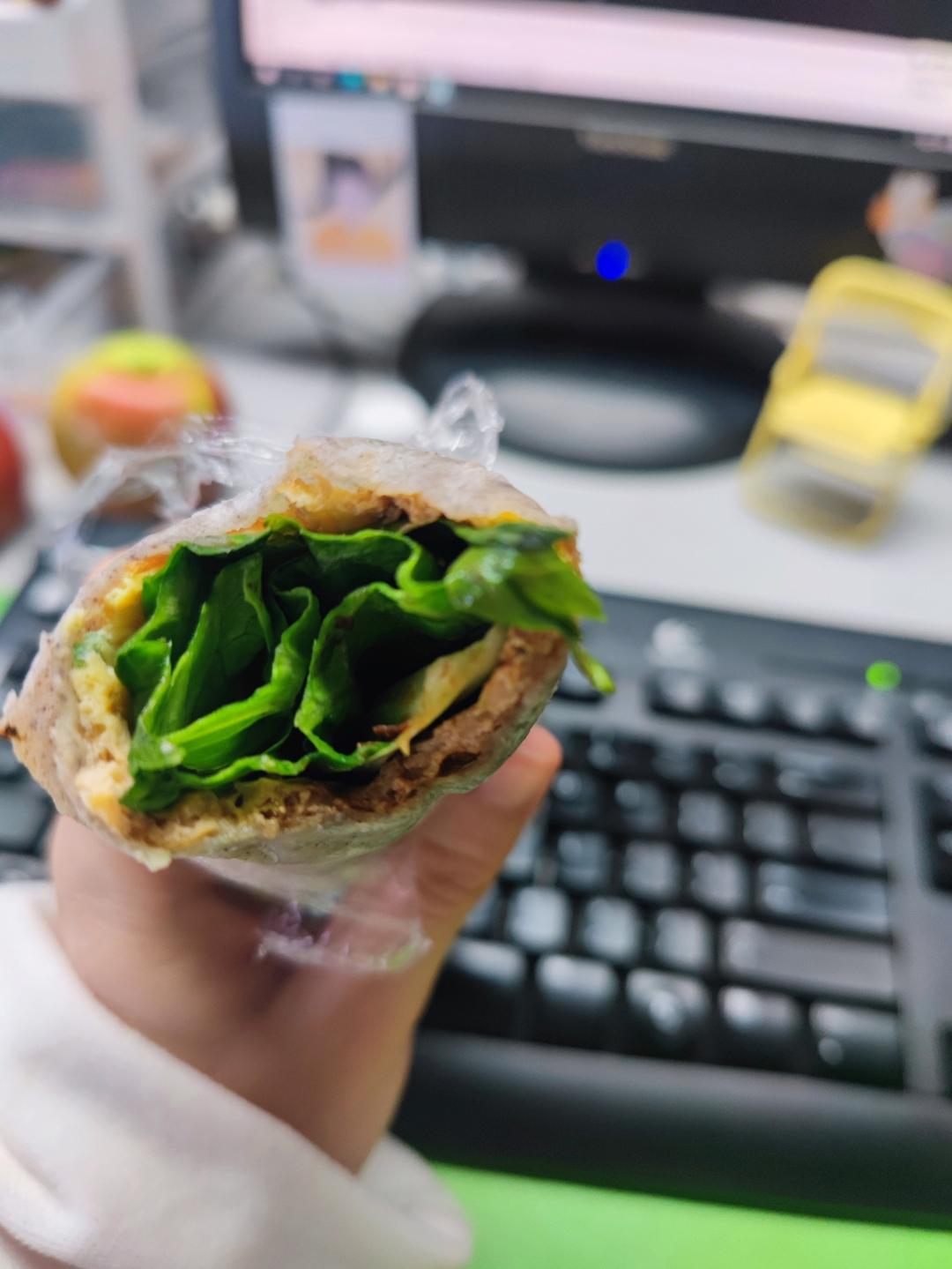 不一样的健康牛肉卷饼