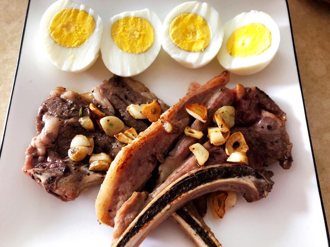 黑椒煎法式小羊排