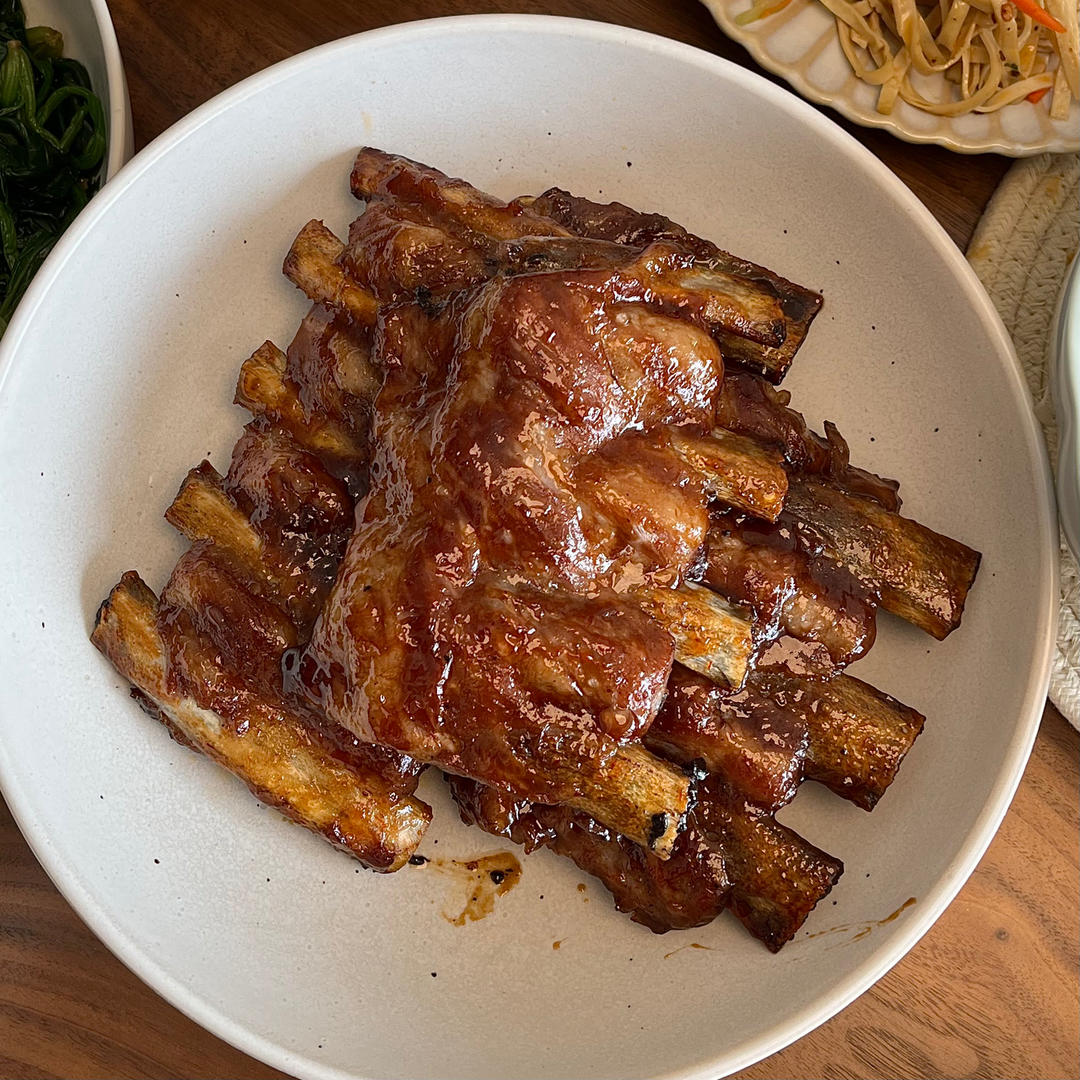 美式烤猪肋排