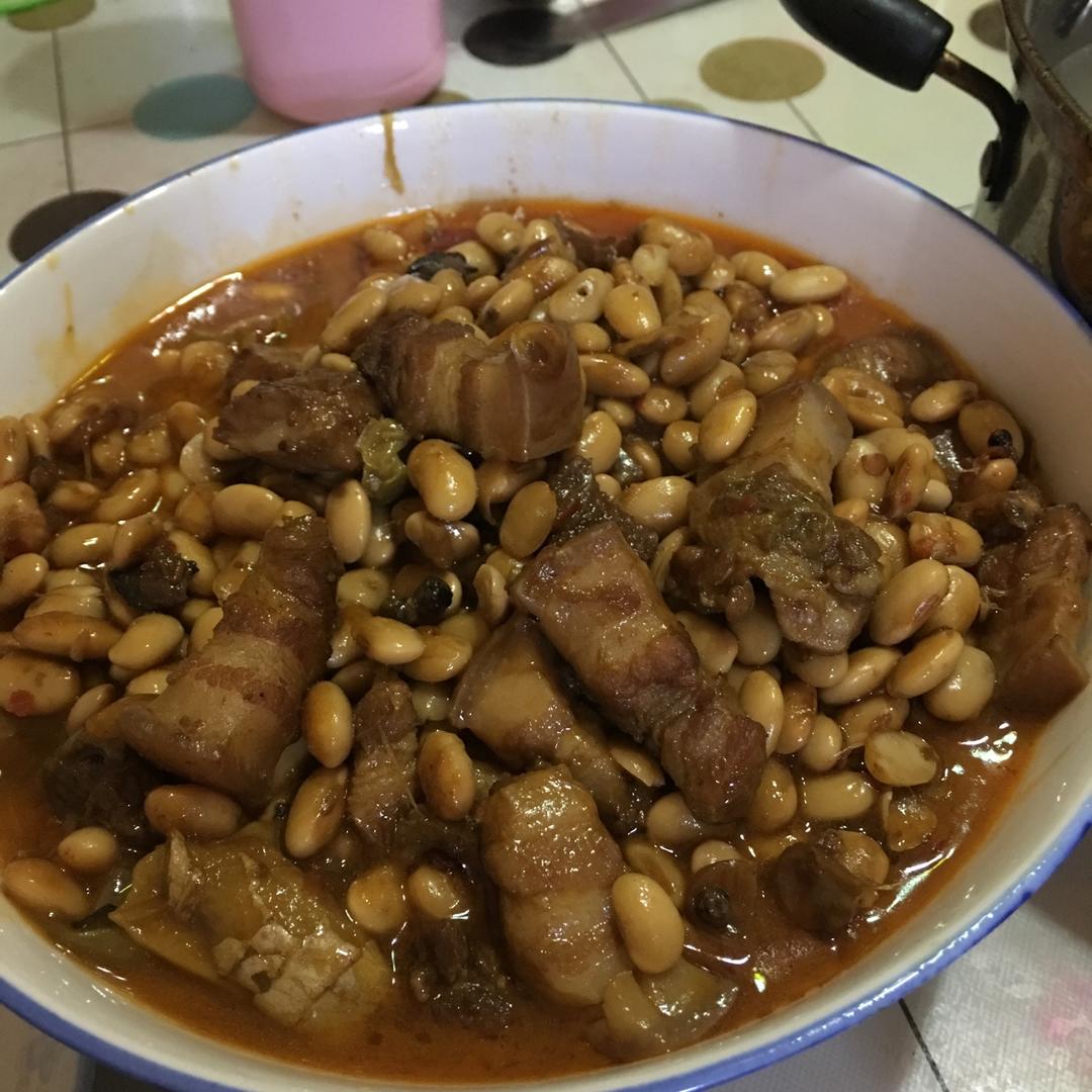 川式红烧肉—黄豆烧肉