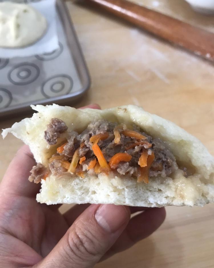 手工包子（肚脐包）