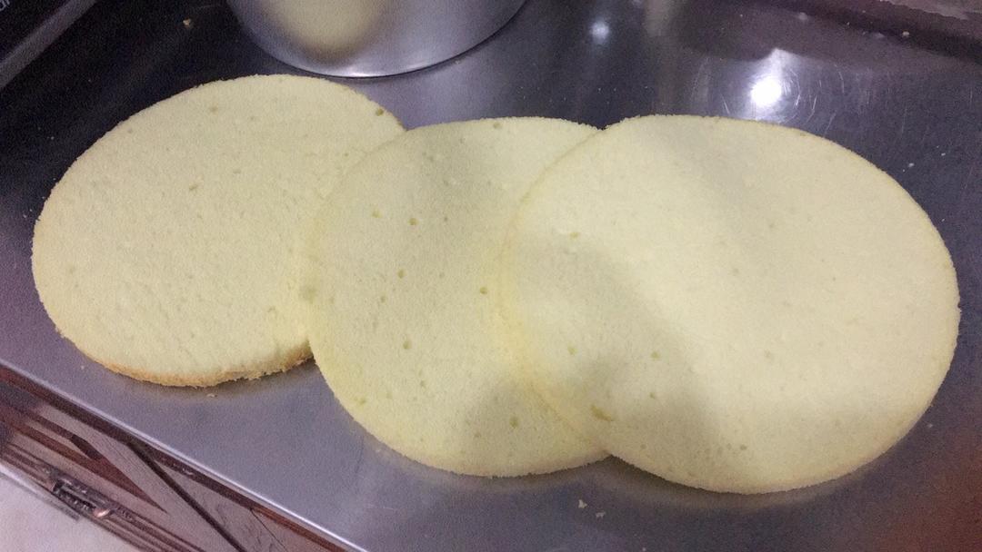 基础戚风（好记、适合奶油抹面、裱花的蛋糕体）