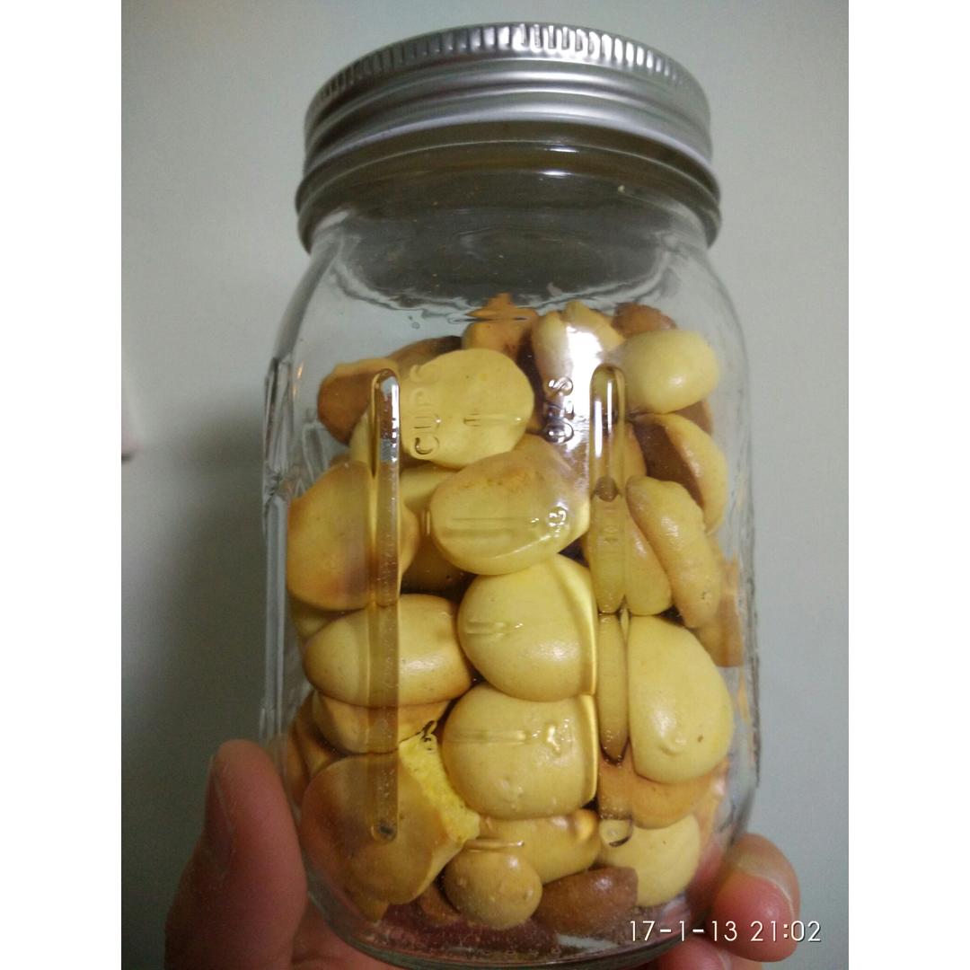 宝宝奶香蛋黄小溶豆