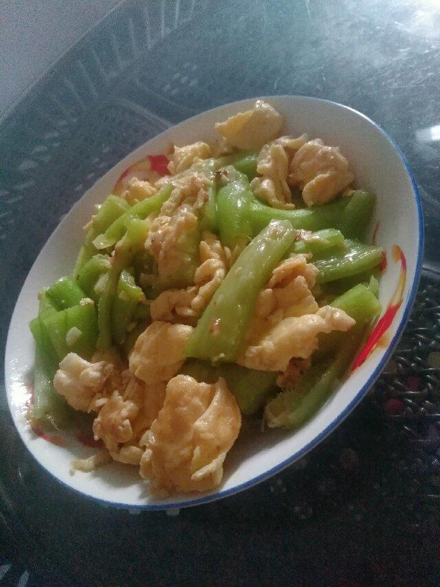 快手菜-丝瓜炒鸡蛋