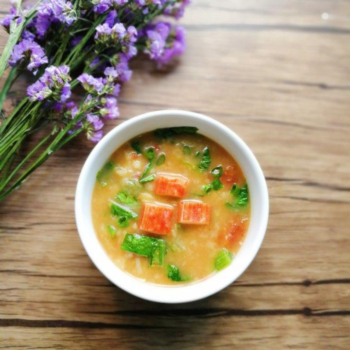 金银满钵～海鲜南瓜疙瘩汤