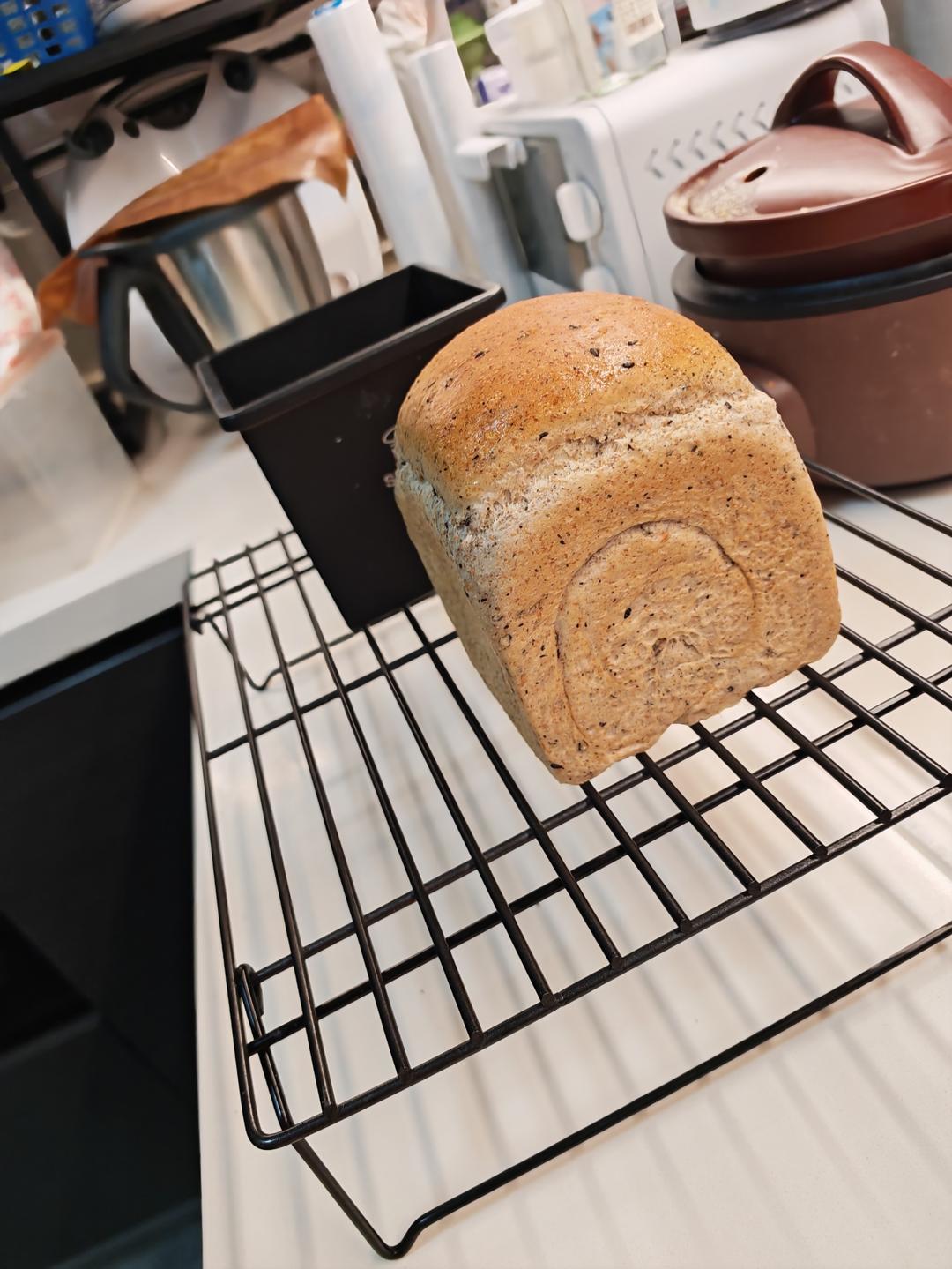 添加纯麦麸的30%全麦吐司