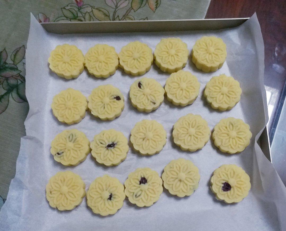 蔓越莓绿豆糕
