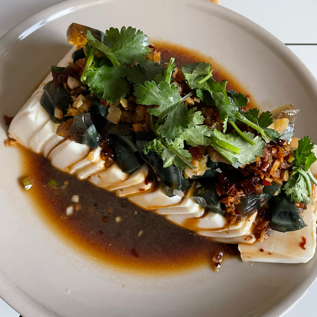 【最佳CP～】凉拌皮蛋豆腐✨