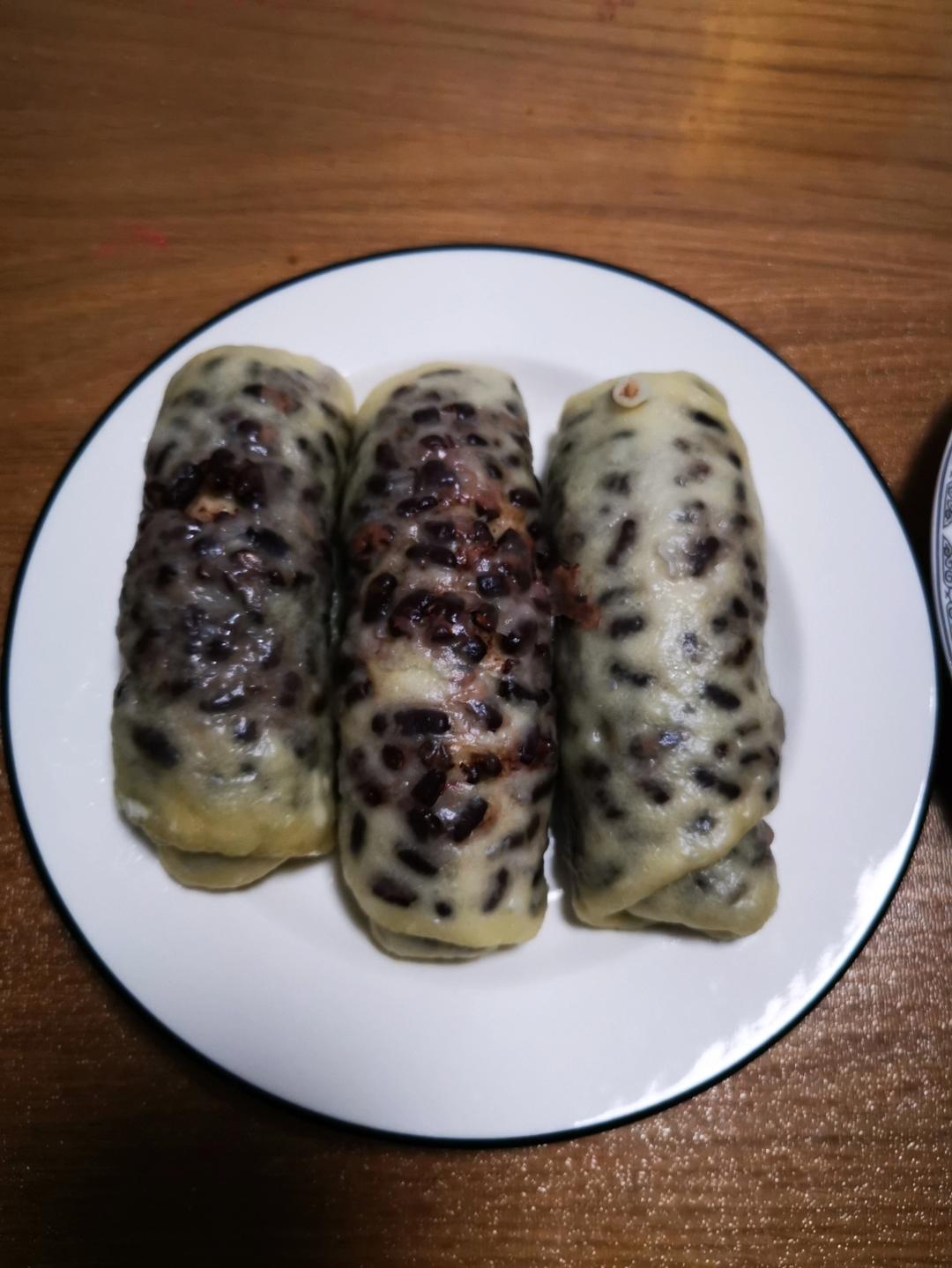 红豆卷，比面包🥯简单、比蛋糕还好吃