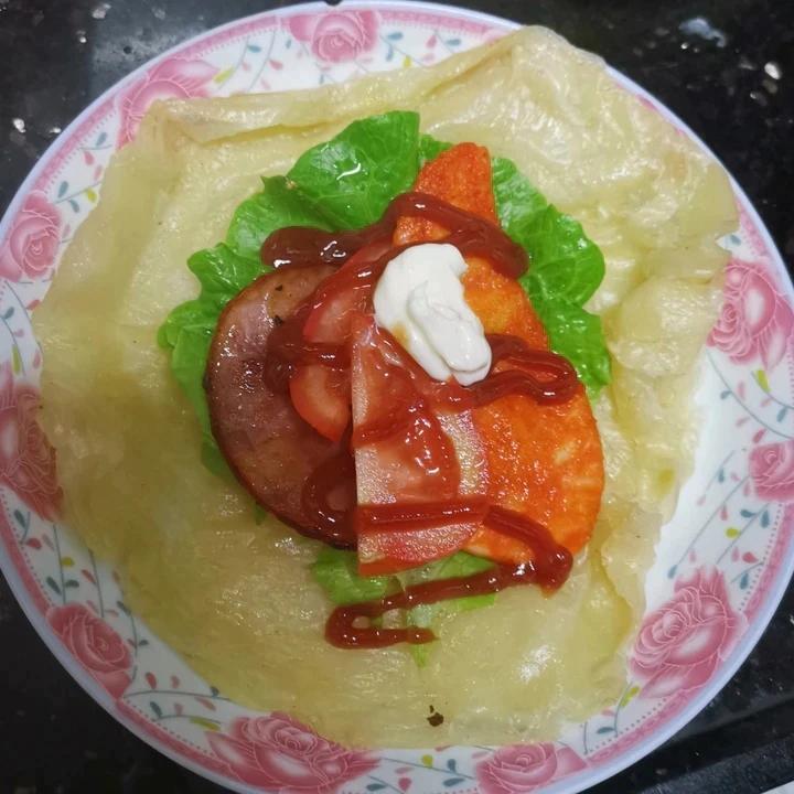 三分钟就可以做好孩子的早餐（手抓饼）