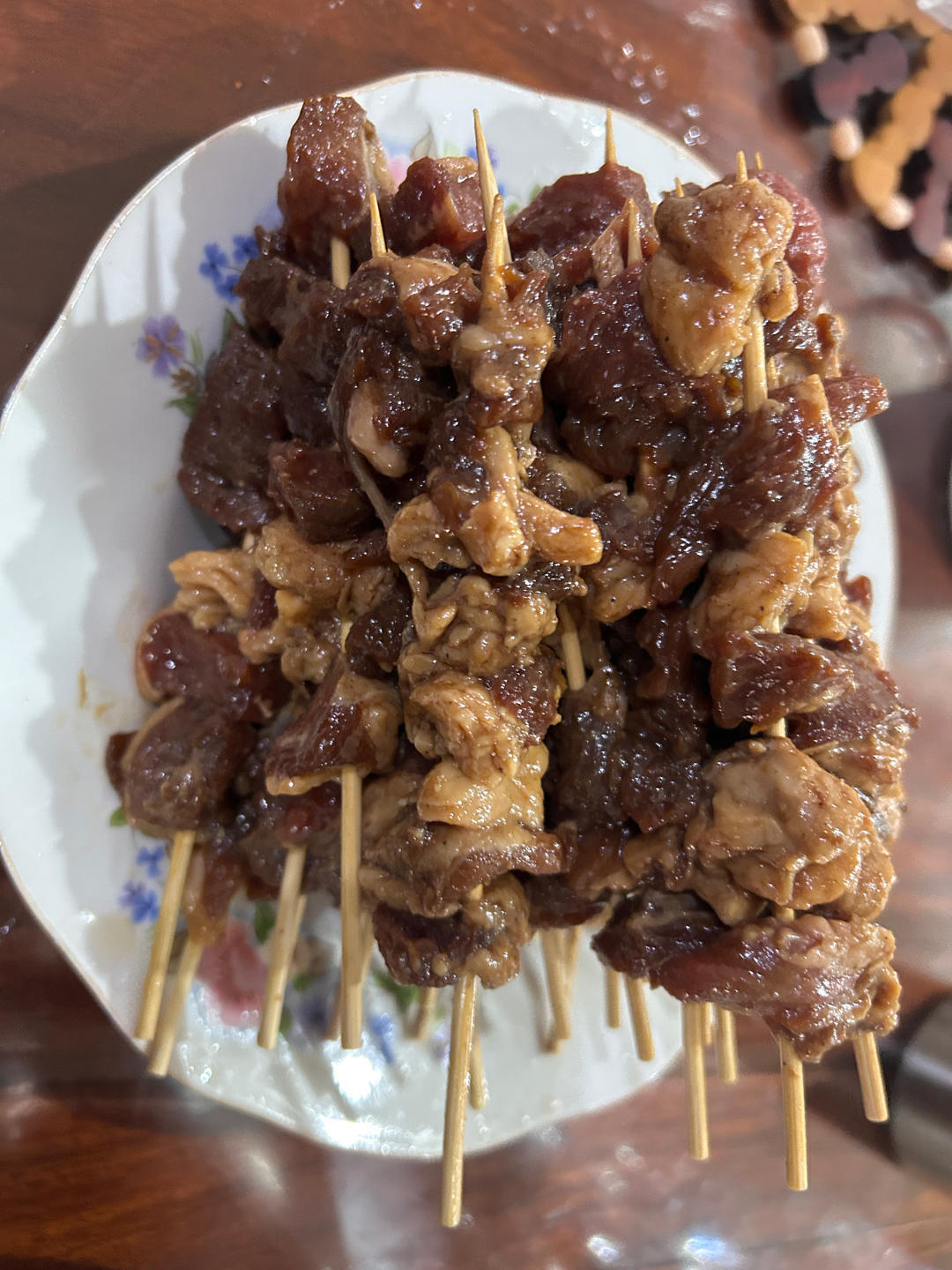 立冬的一餐｜烤箱版孜然羊肉串+羊肉手抓饭