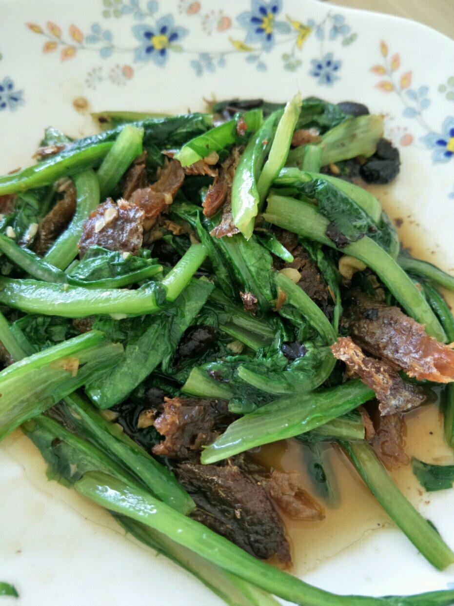 豆豉鲮鱼油麦菜