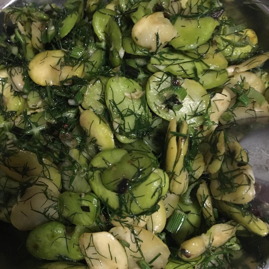 下厨房用户pv0l做的藿香胡豆