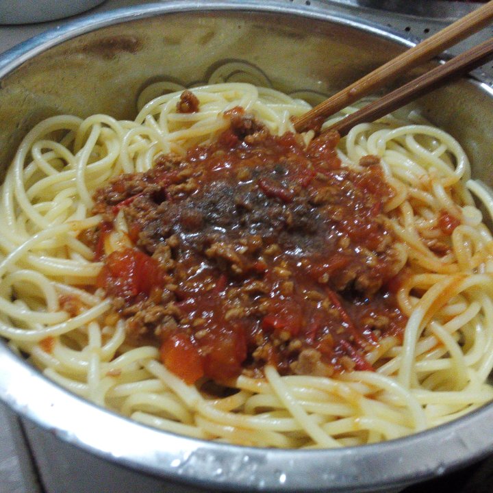 番茄肉酱意大利面