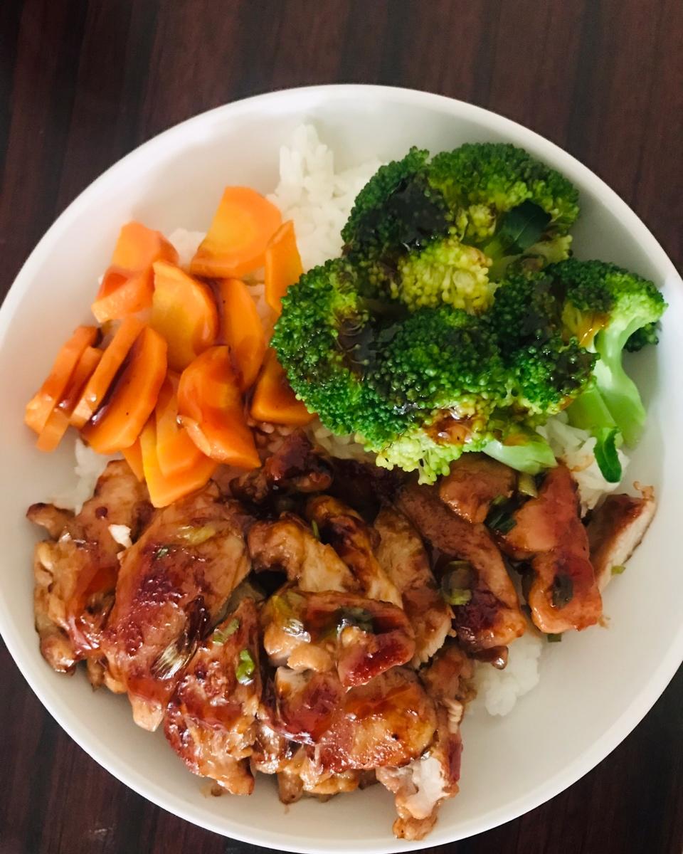 照烧鸡扒饭