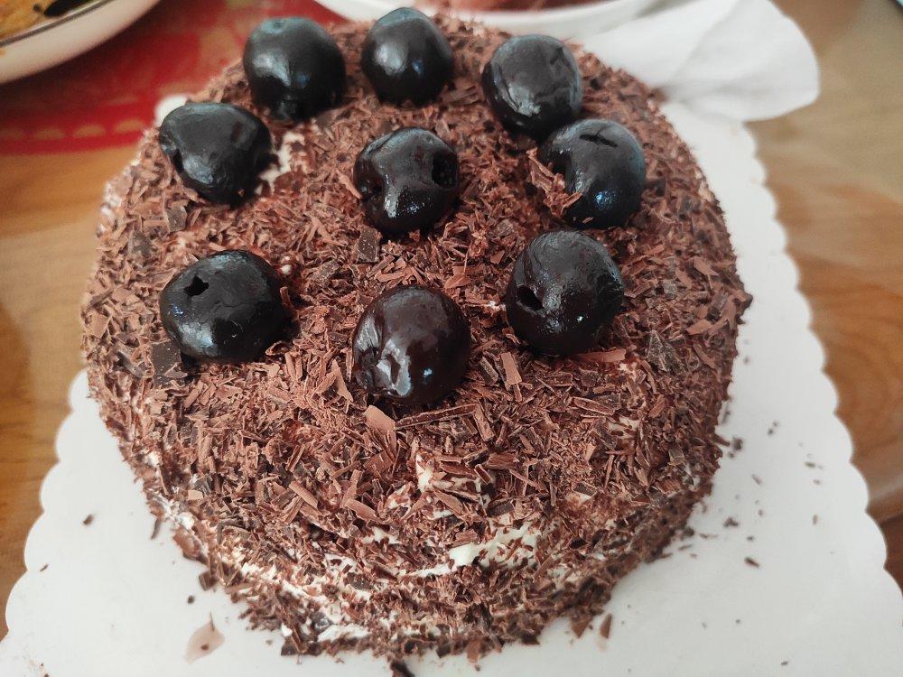 颖0408做的黑森林蛋糕