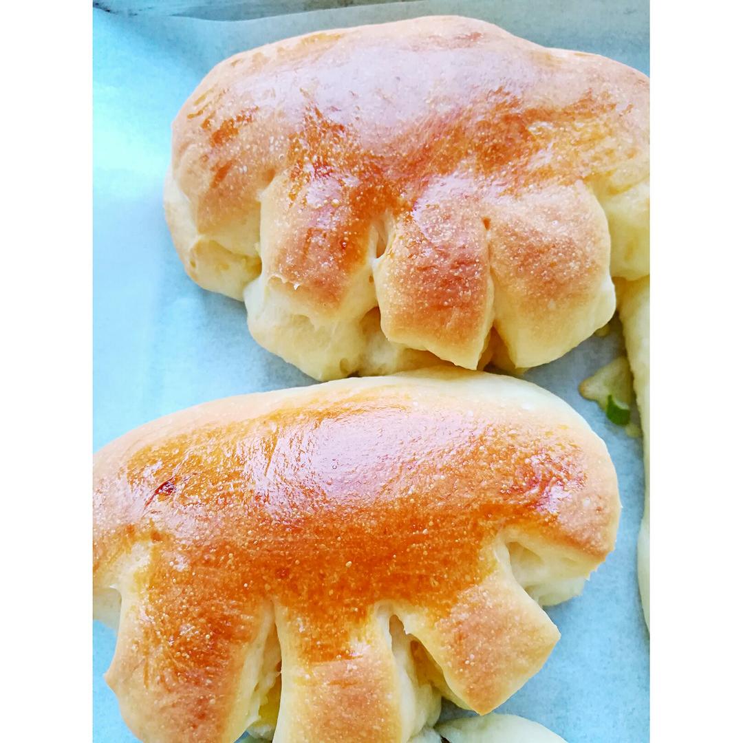黄米蜜豆小餐包