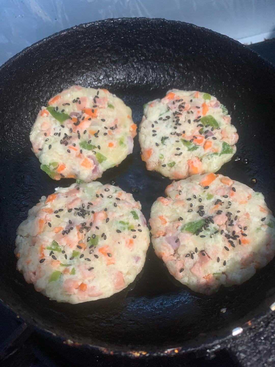 土豆泥蔬菜饼
