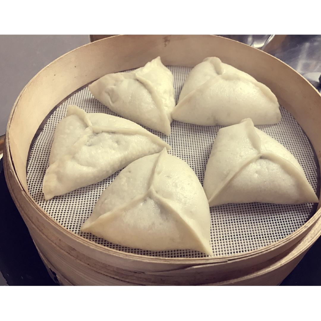 芝麻红糖三角包