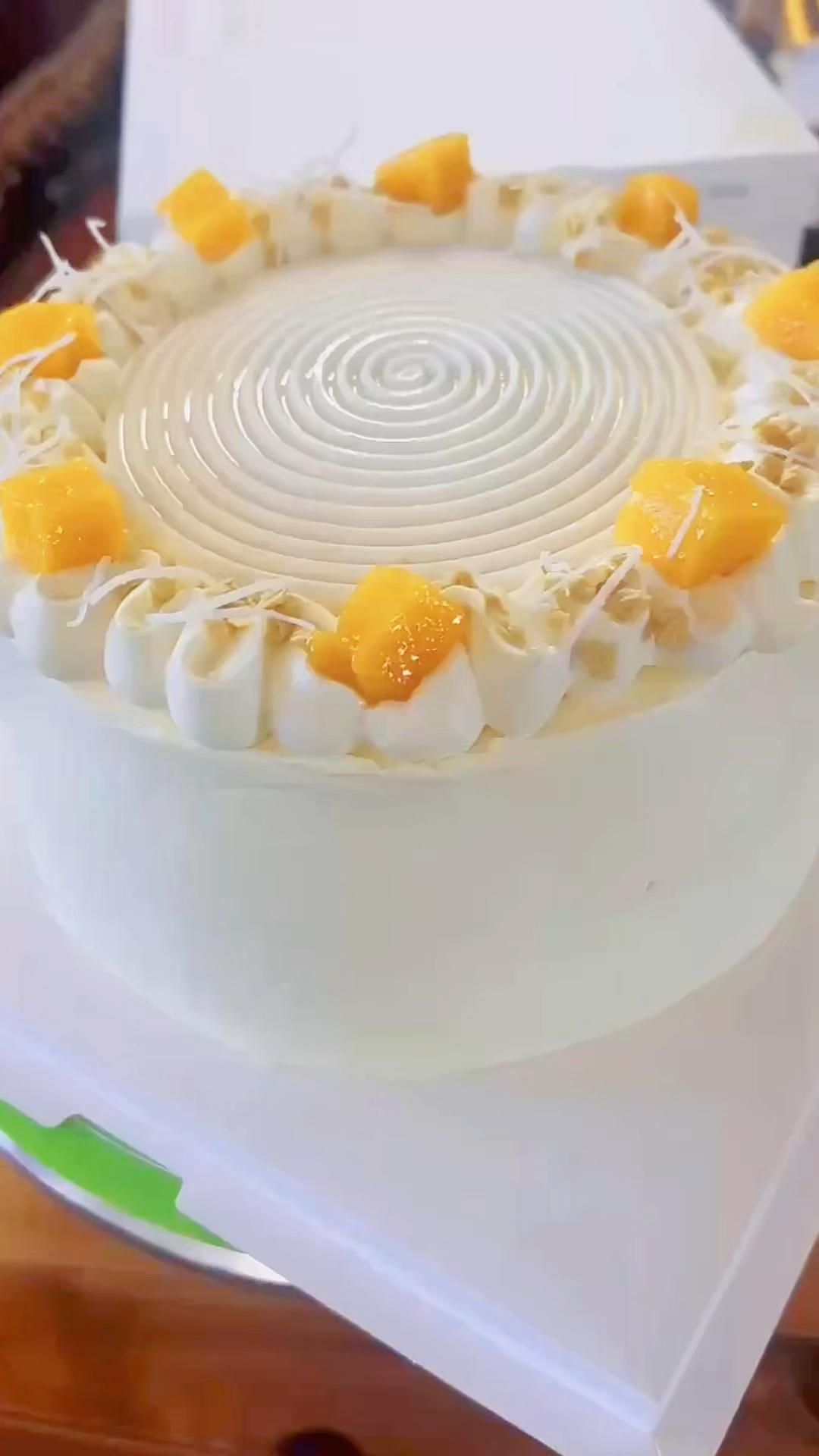 椰香芒果斑斓蛋糕，拿来吧你~