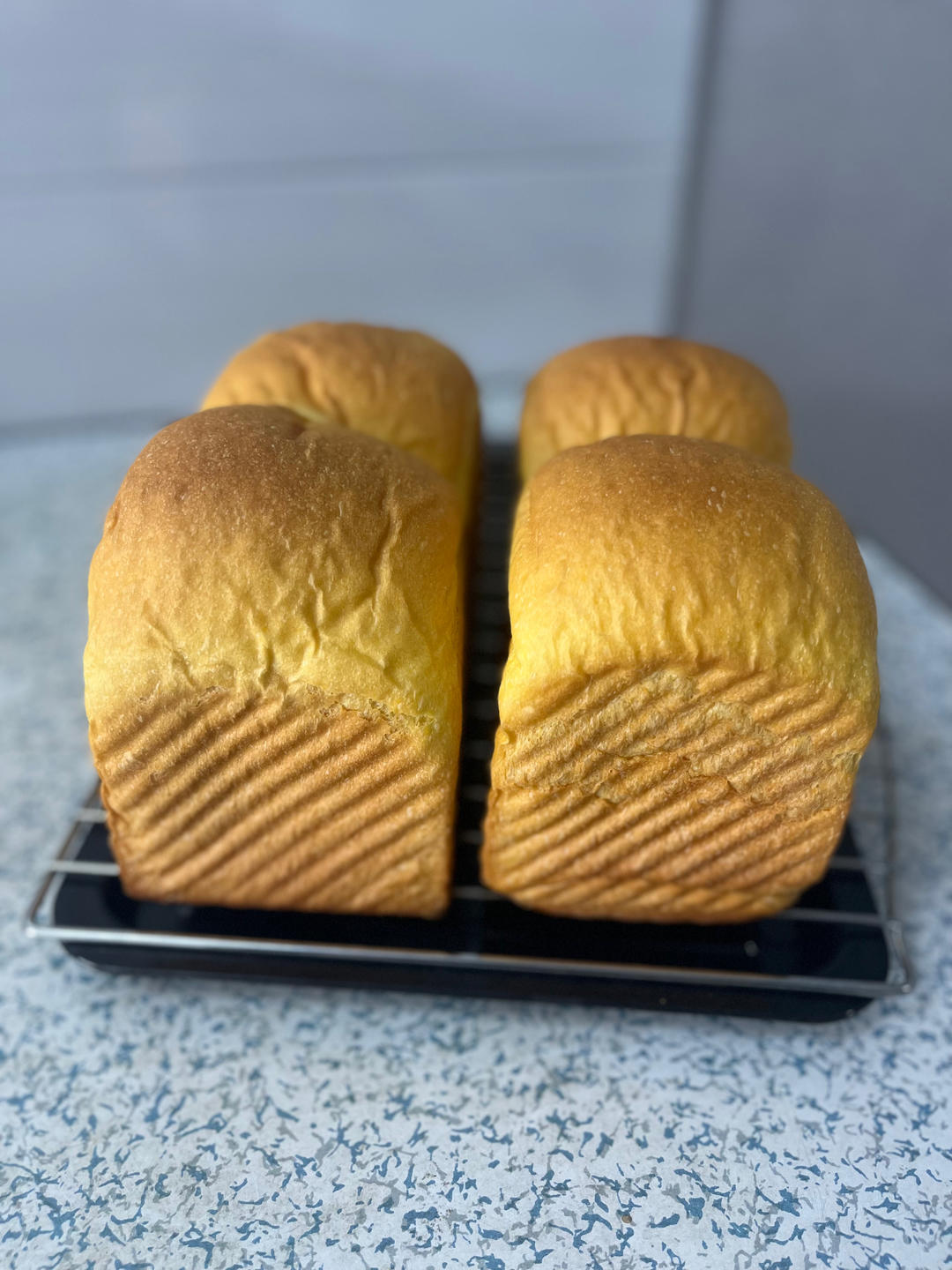 南瓜吐司，奶香南瓜吐司，极致柔软，直接法