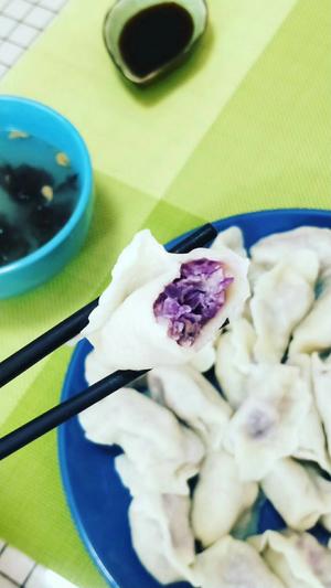 妖娆的紫甘蓝饺子的做法 步骤6