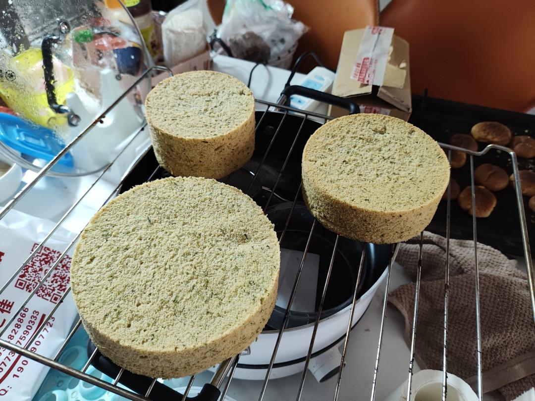 🌿艾草系列|艾草戚风蛋糕来了‼️纯天然绿色
