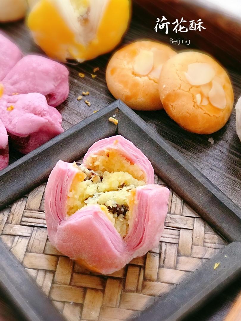 荷花酥（开口酥）烤箱版