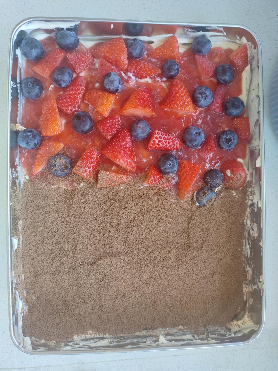 免烤箱❗️巨火爆的莓果提拉米苏❗️一口就爱上