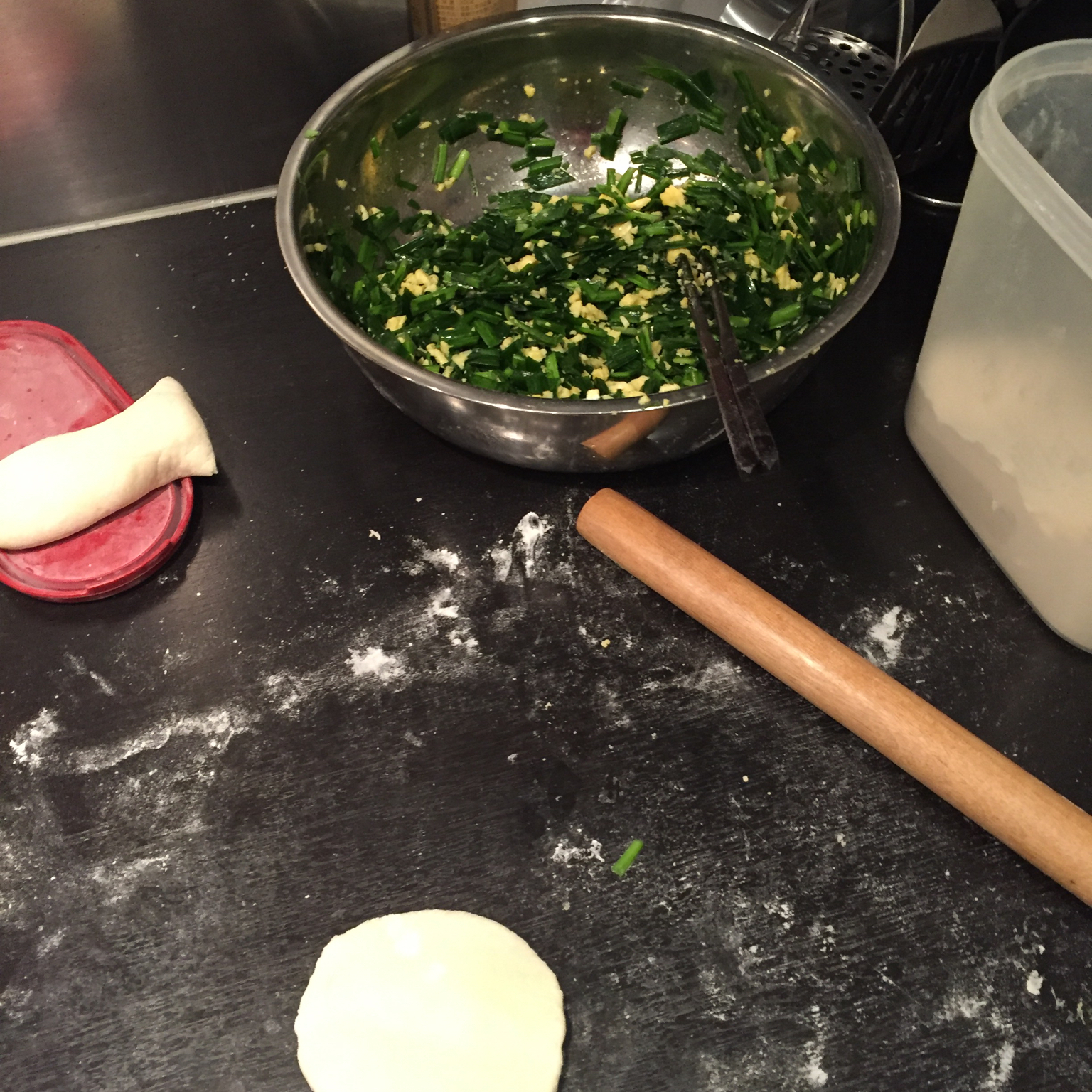 韭菜盒子 Chinese Leek and Egg Pasty