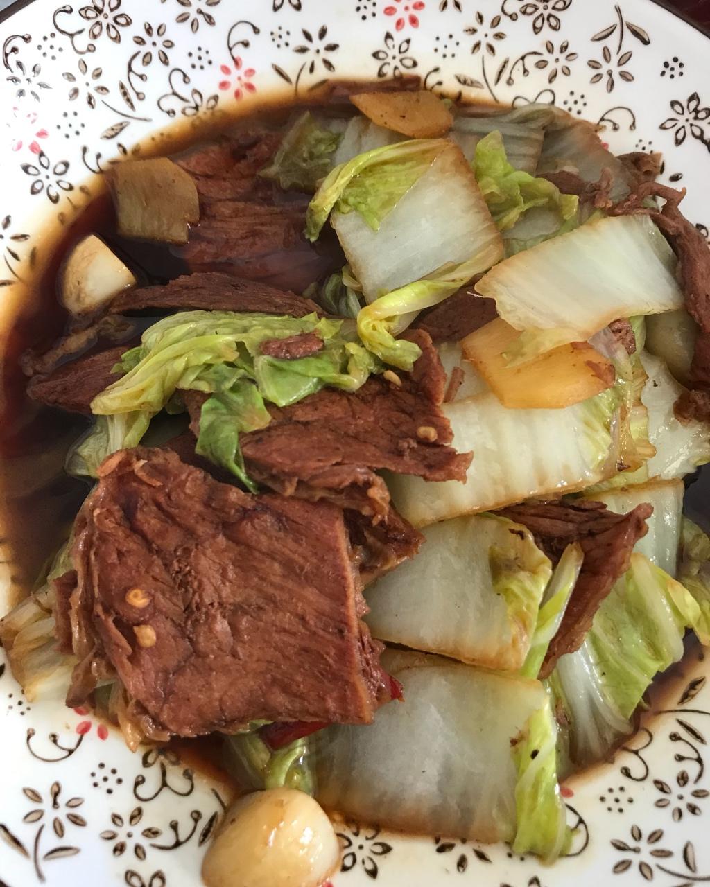 大白菜烧牛肉