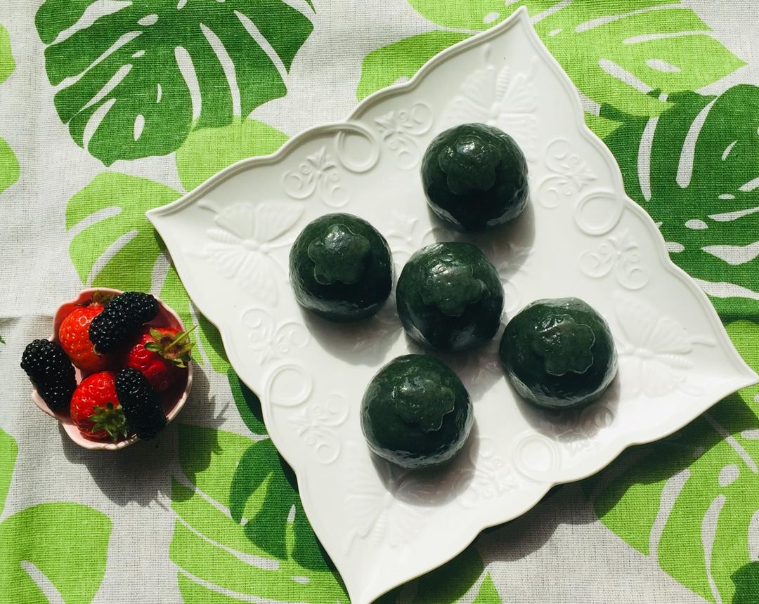 《Tinrry+》咸蛋黄肉松青团+红豆沙青团