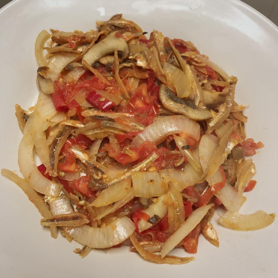 江鱼仔炒洋葱