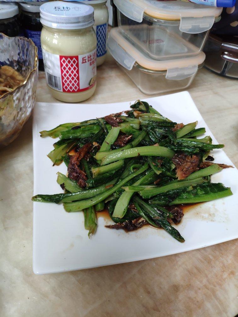 豆鼓鲮鱼油麦菜