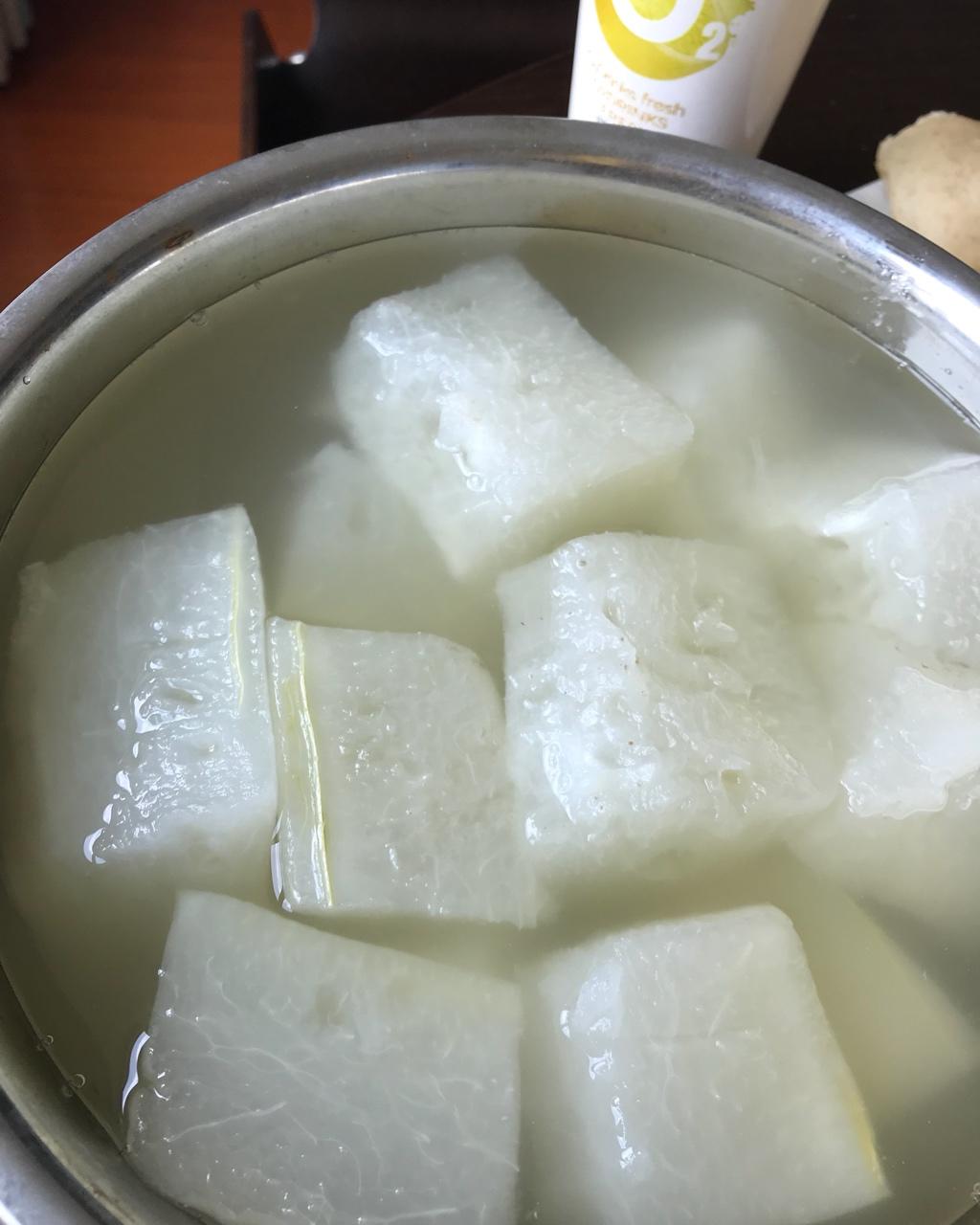 苏晔麻麻做的盐腌冬瓜