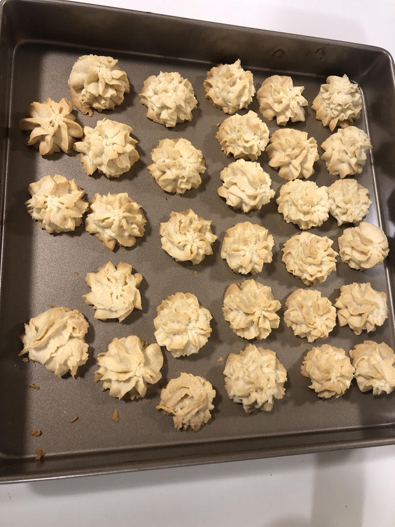 mia000000做的网红珍妮曲奇(黄油小花五味曲奇)