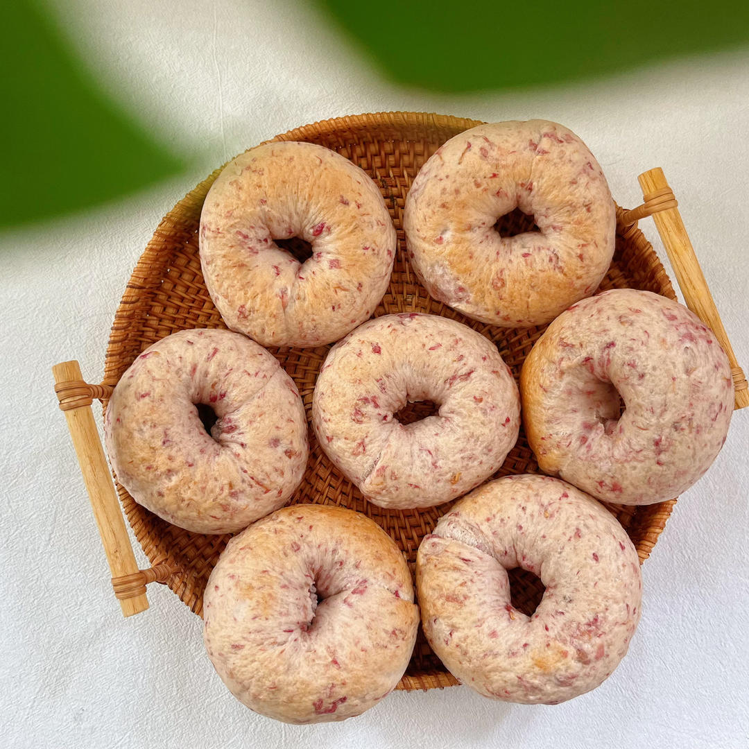 四季减脂神物4⃣️：
酒酿玫瑰贝果