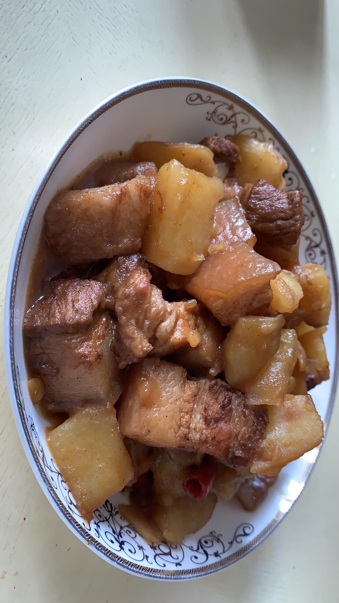 不焯水不放油的家常红烧肉